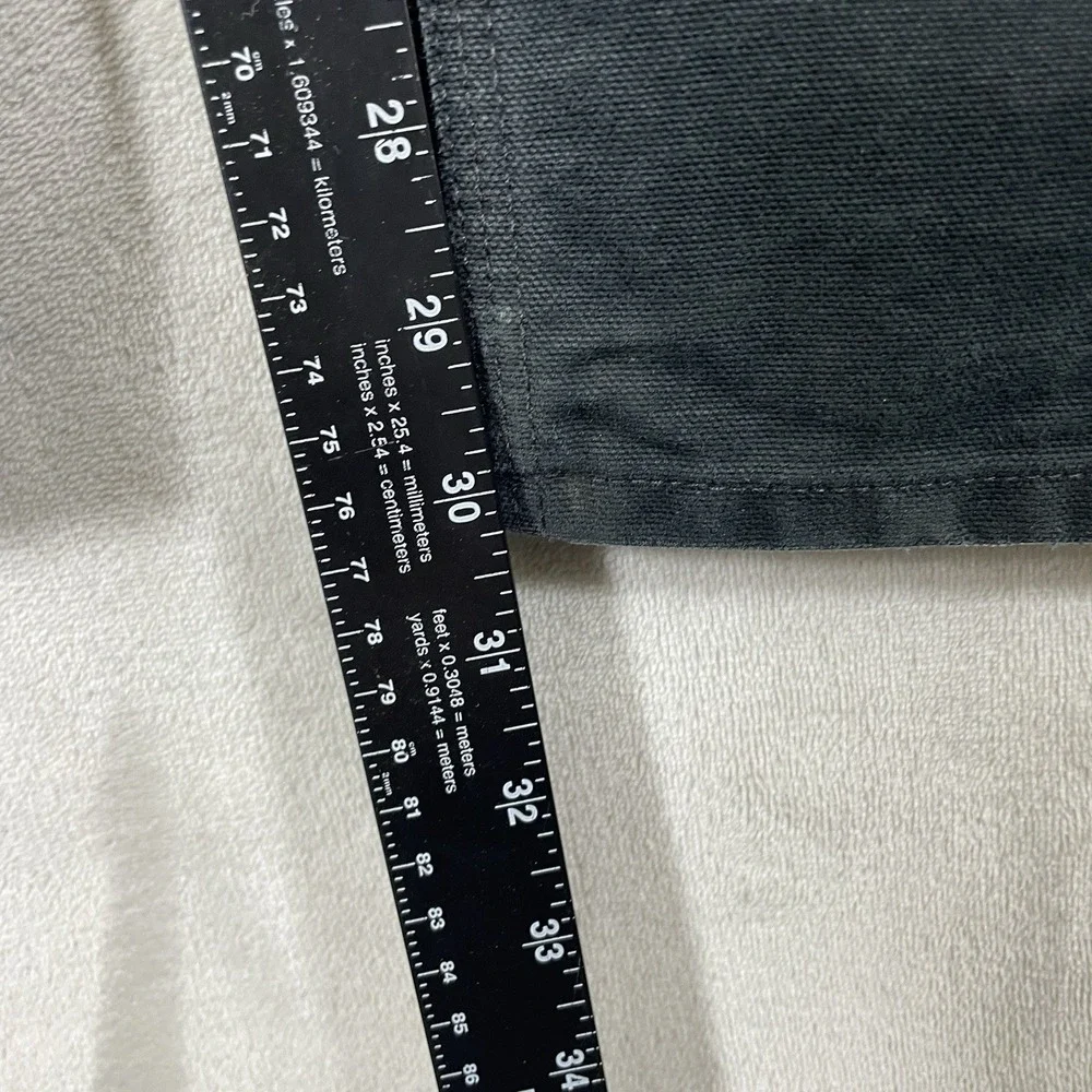 Carhartt B01 BLK Loose Fit Double Knee Canvas Pants Mens 30x32 (fit 30x30) Black